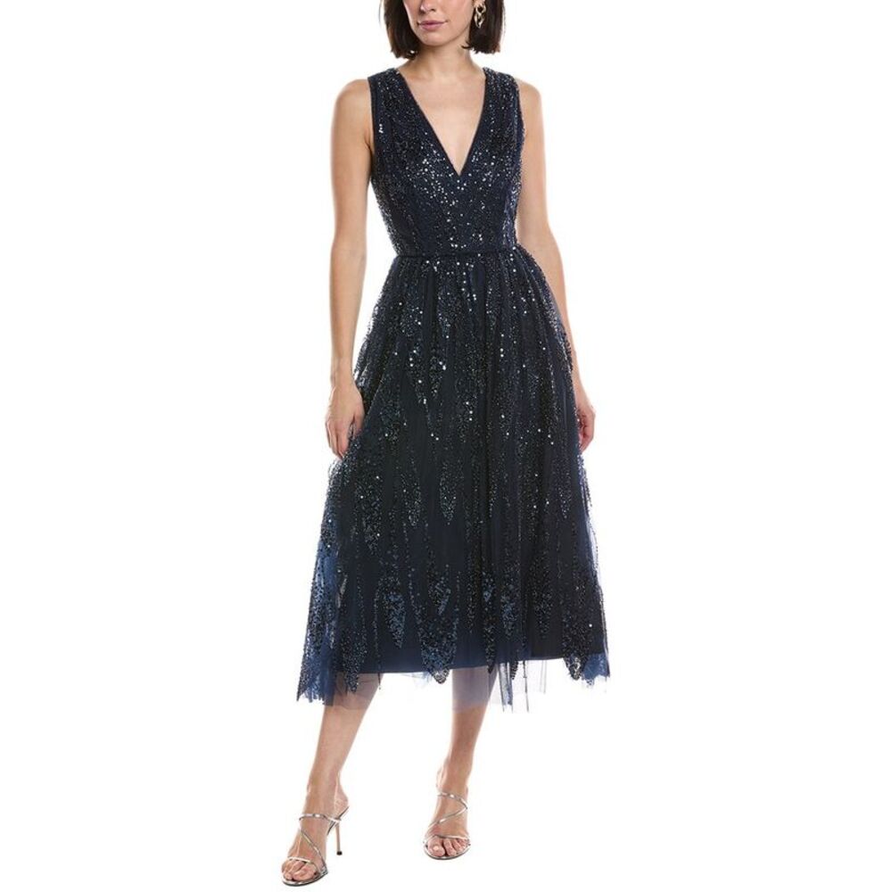 Milly Womens Tinsley Midi Dress
